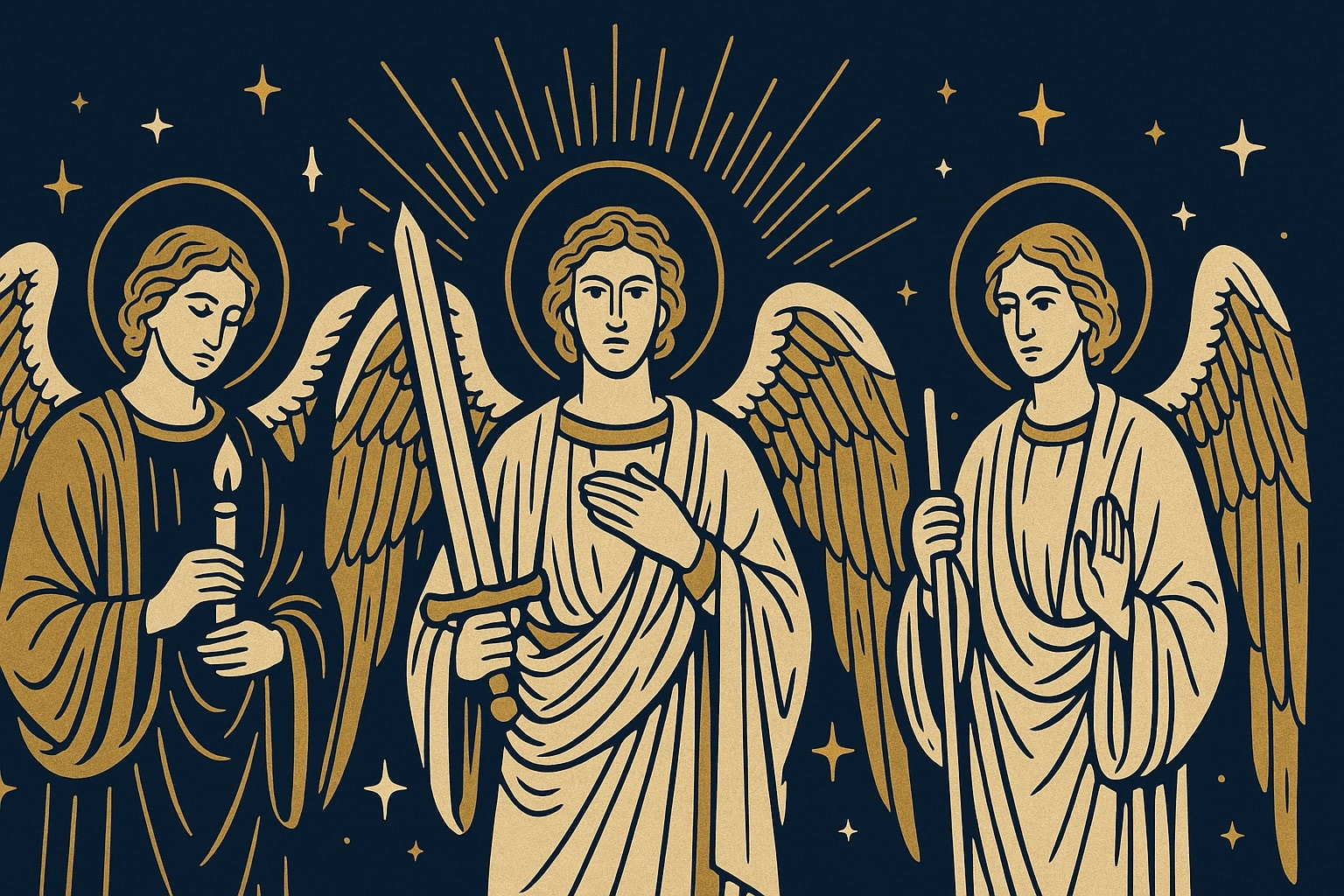 Triada de luz: Rituales a los tres arcángeles principales